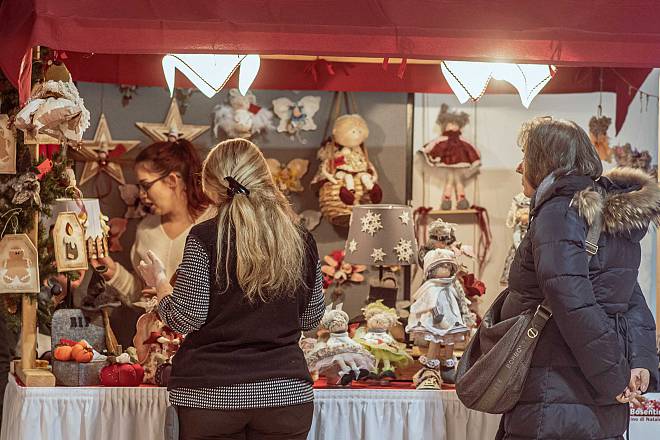 artigiani a bosentino, il mercatino di natale